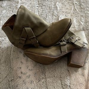 Army Green Booties